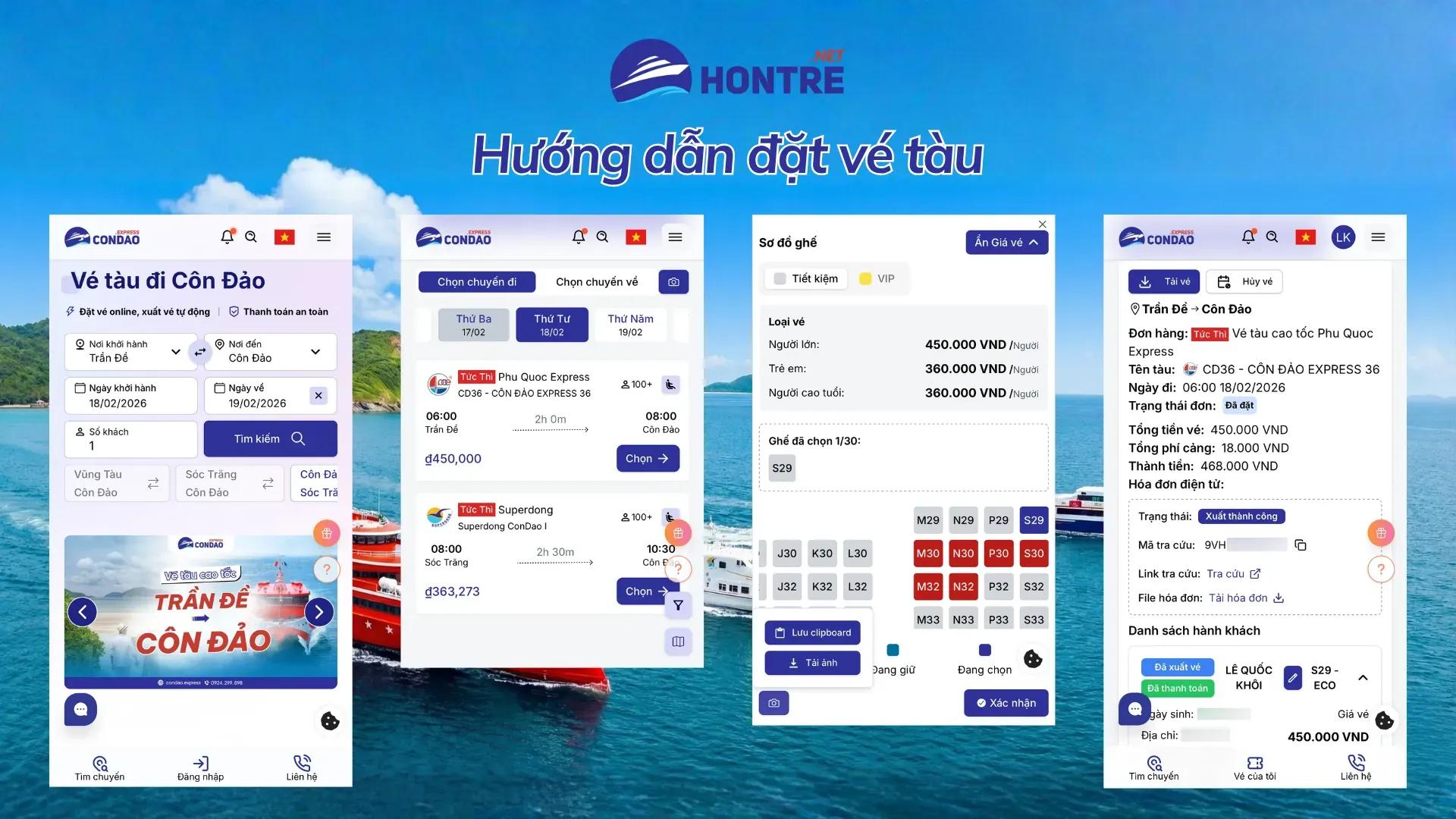 Hướng dẫn đặt vé tàu